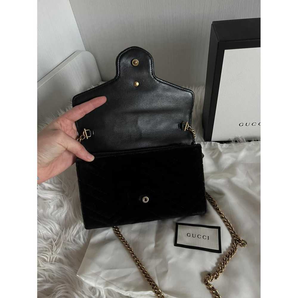 Gucci Gg Marmont velvet crossbody bag - image 8