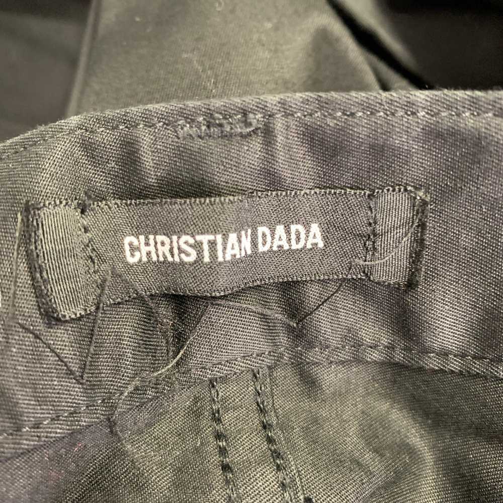 Christian Dada CHRISTIAN DADA Size 36 Black Distr… - image 5