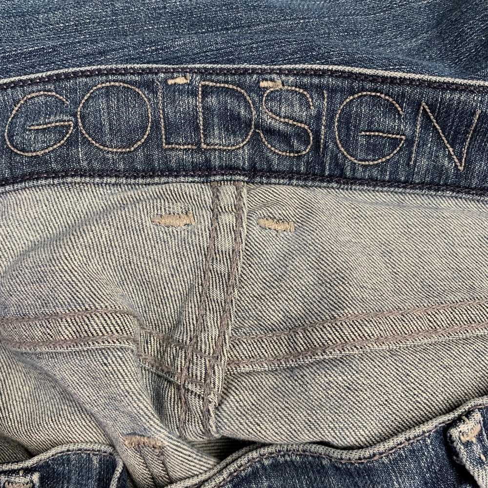 Goldsign Blue Cotton Blend Distressed Jeans - image 5