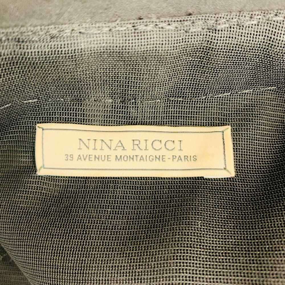 Nina Ricci NINA RICCI Size 6 Black Silk Layered B… - image 6