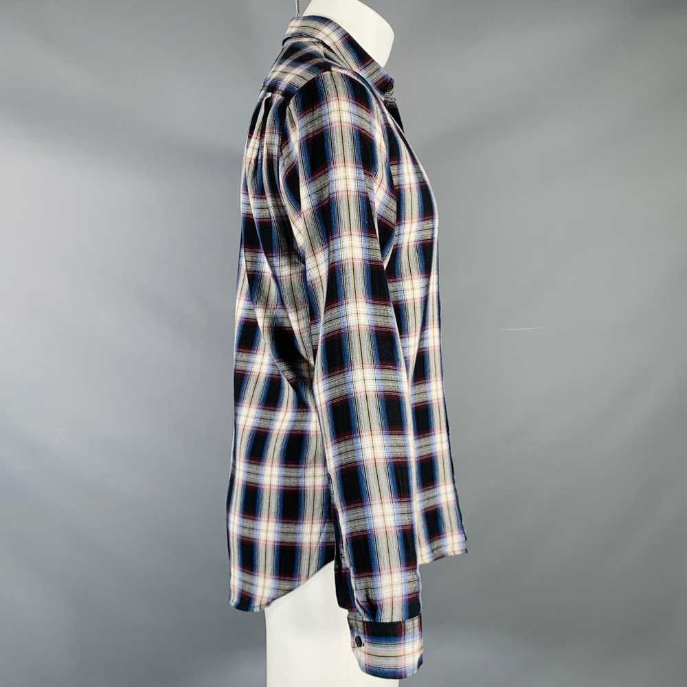 Vince VINCE Black Red Plaid Cotton Blend pread Co… - image 3