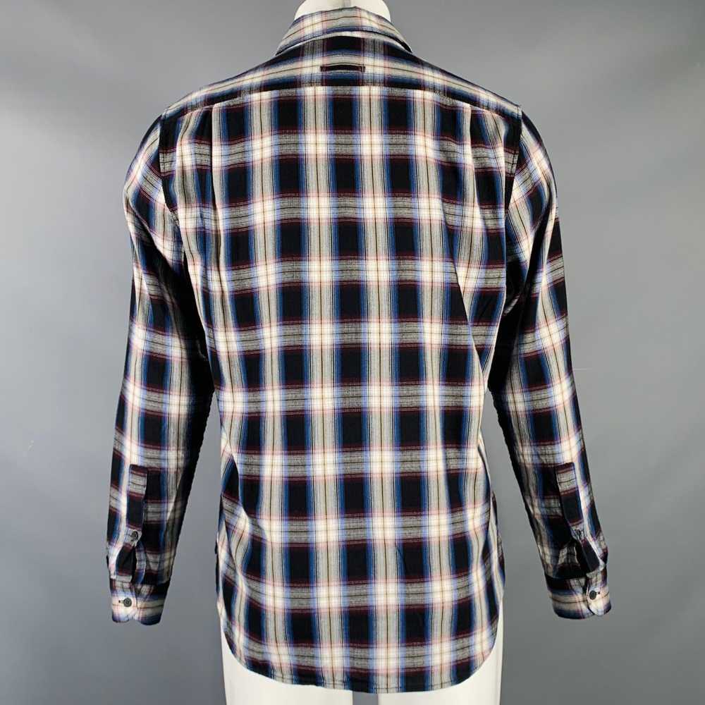 Vince VINCE Black Red Plaid Cotton Blend pread Co… - image 4