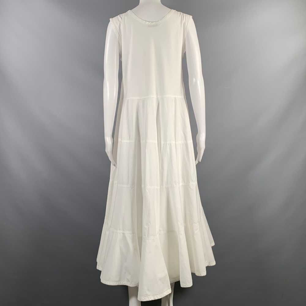 Designer E'NA CINQUE White Cotton Sleeveless idi … - image 3