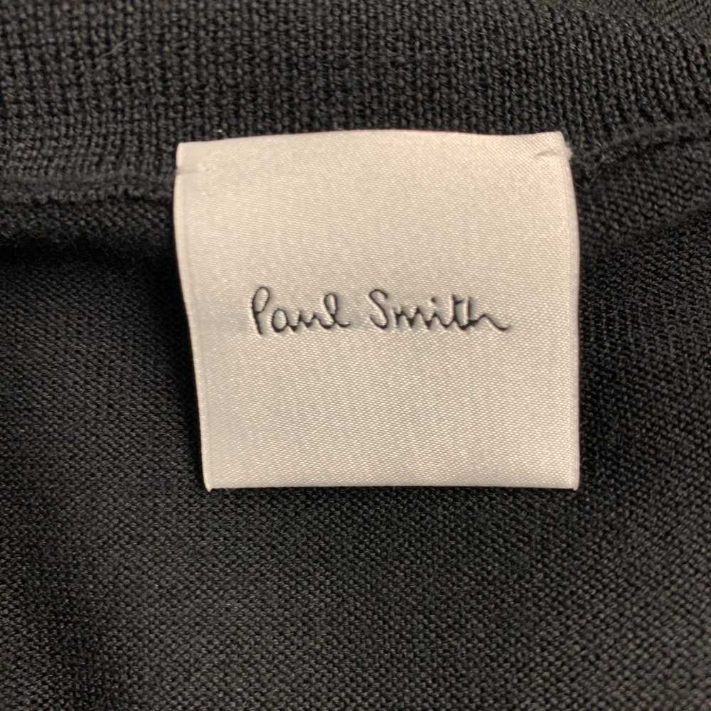 Paul Smith PAUL SMITH Size M Black Knit Merino Wo… - image 6