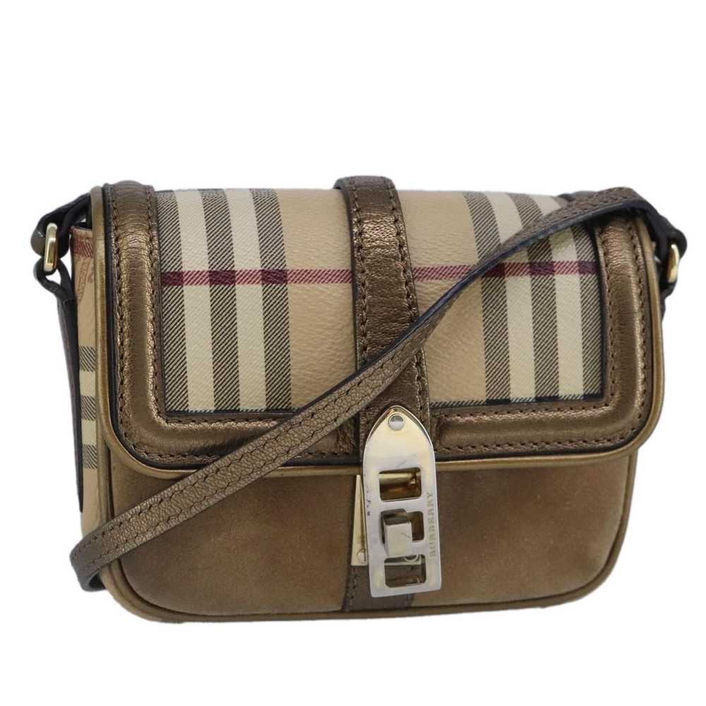 Burberry - Beige Leather Shoulder Bag (Pre-Owned) - image 1