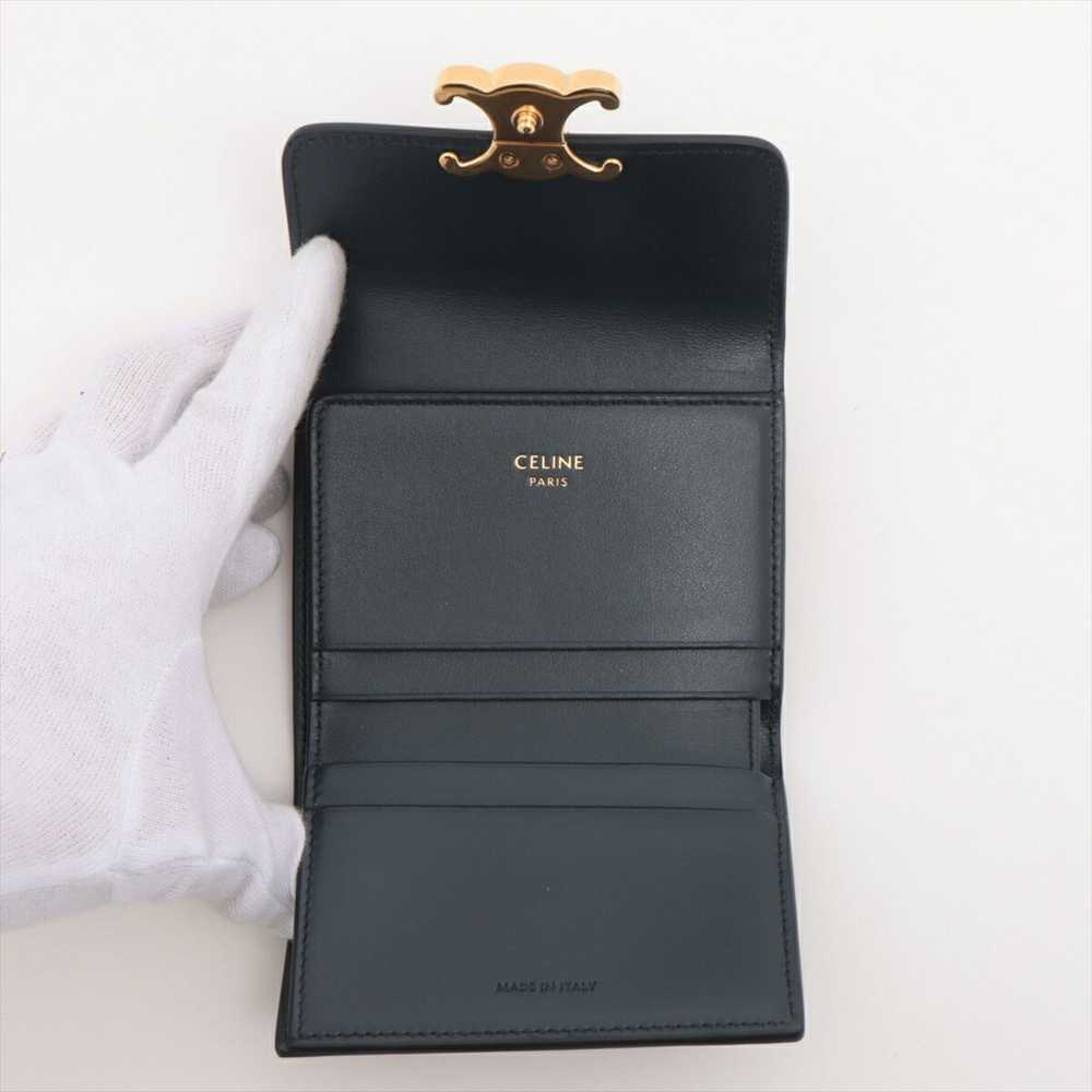 Celine Celine Triomphe Small Flap Wallet Leather … - image 4