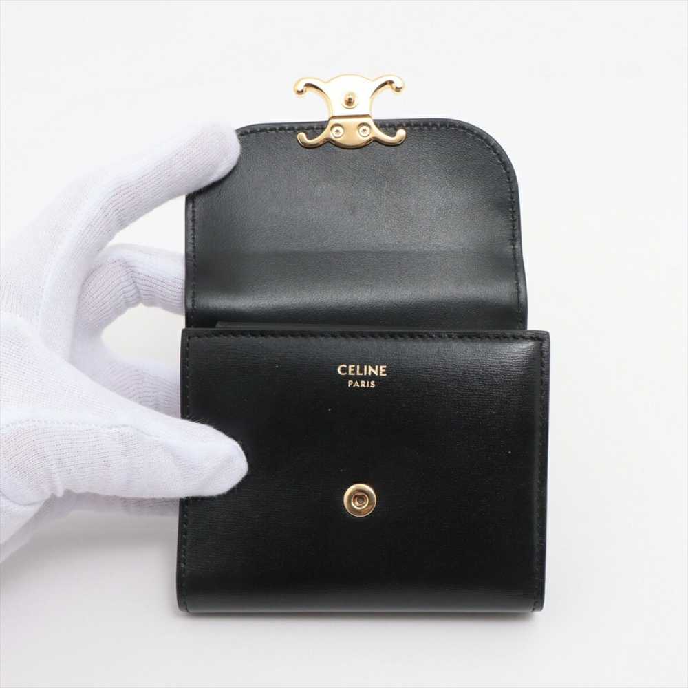 Celine Celine Triomphe Small Flap Wallet Leather … - image 3