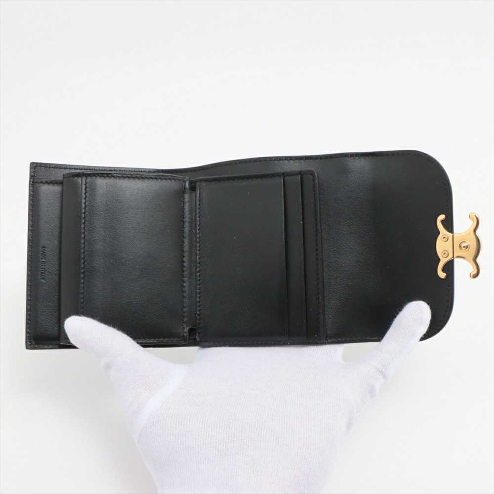 Celine Celine Triomphe Small Flap Wallet Leather … - image 5