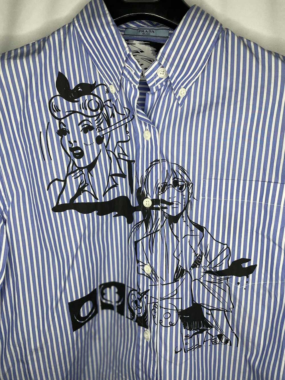 Prada Prada Comic Striped Shirt - image 3