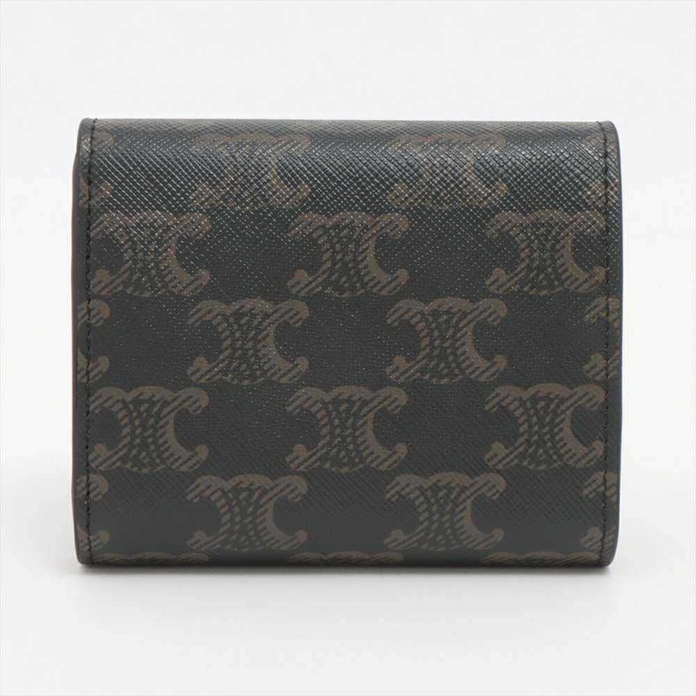 Celine Celine Triomphe Canvas Small Flap Wallet L… - image 2