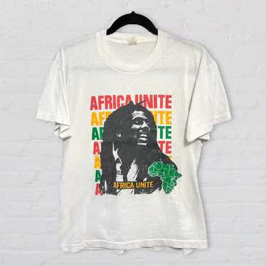 Bob Marley × Vintage Vintage 1980s Bob Marley Tee… - image 1