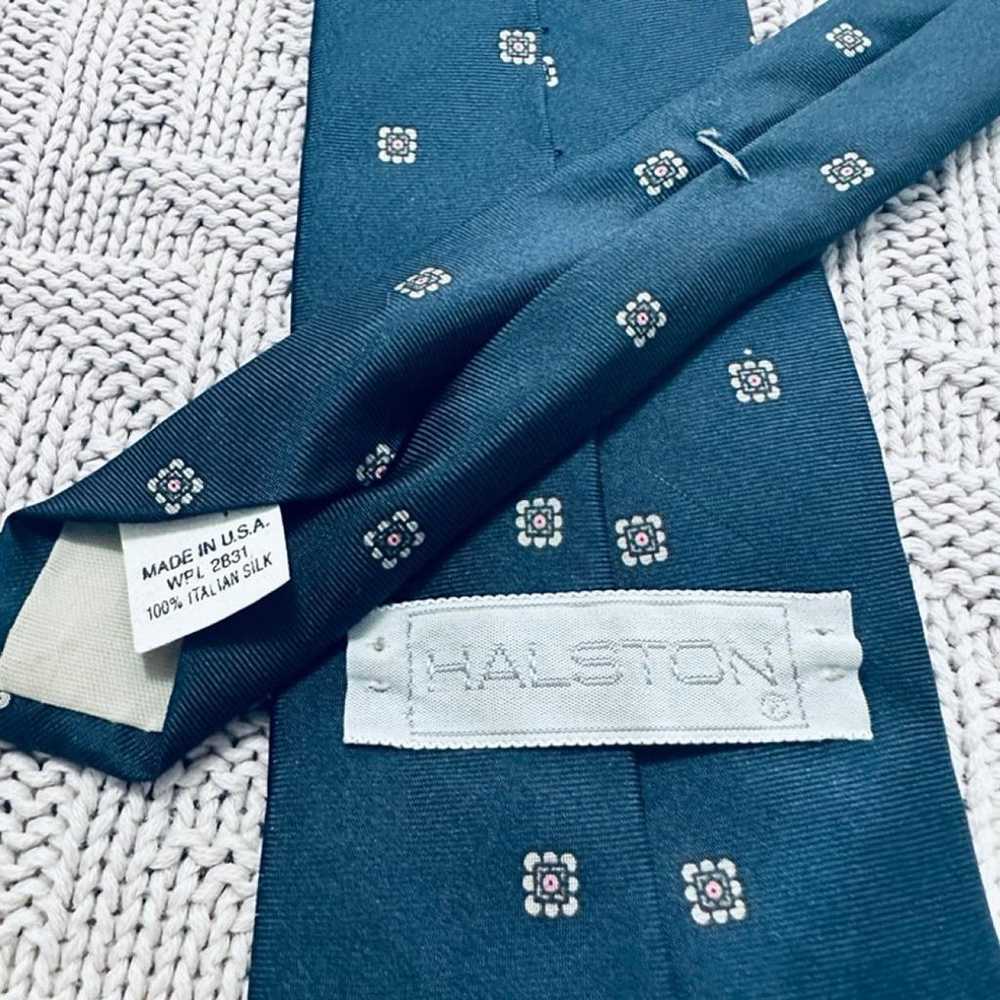 Halston Silk tie - image 4