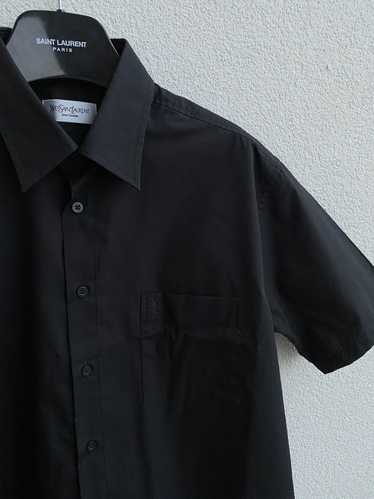 Vintage × Yves Saint Laurent Black YSL Shirt Summe