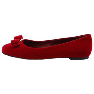 Salvatore Ferragamo Velvet flats