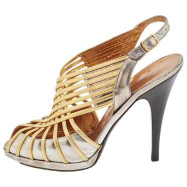 Roberto Cavalli Patent leather sandal