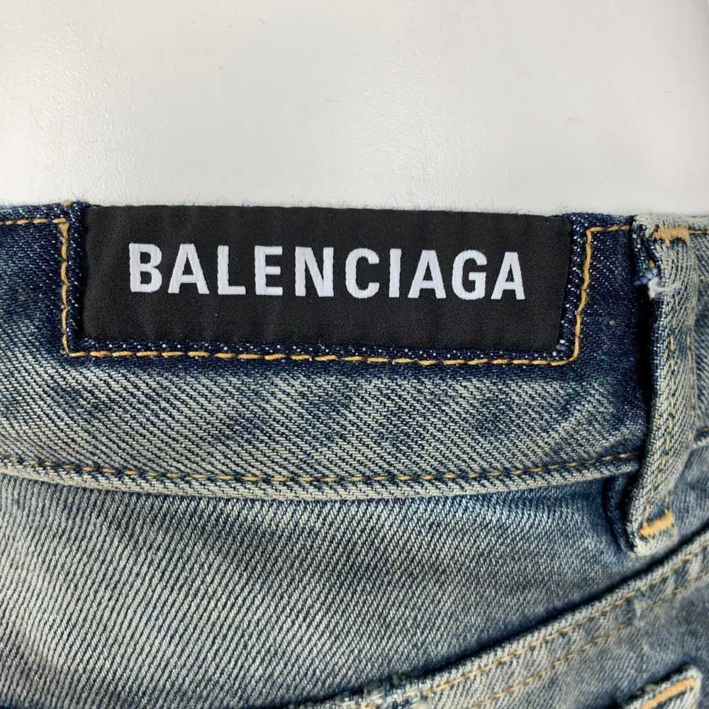 Balenciaga BALENCIAGA Size 6 Blue Grey Cotton Dis… - image 4