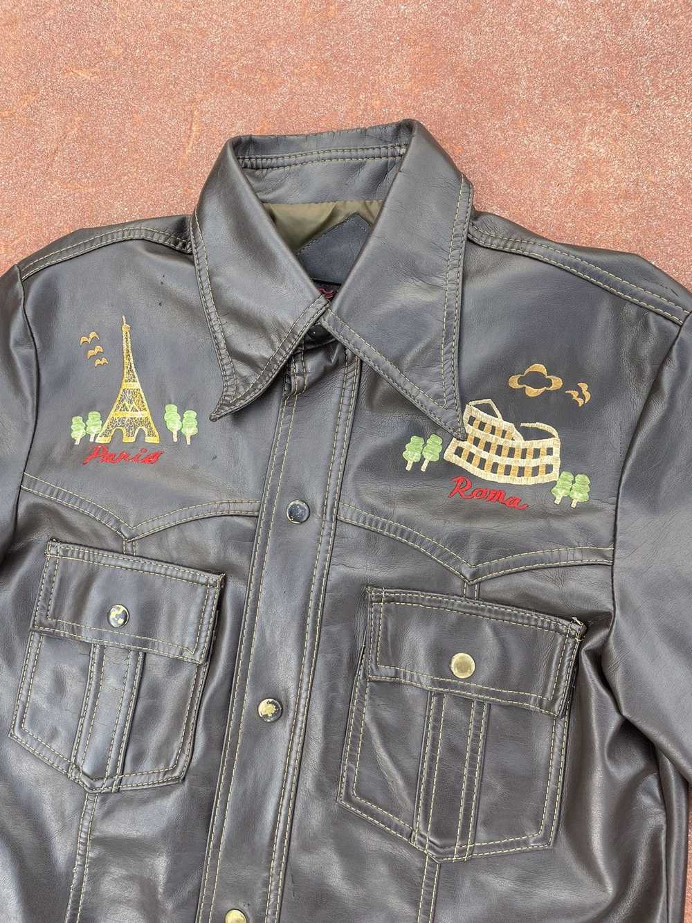 Leather Jacket × Streetwear × Vintage Vintage 90s… - image 2