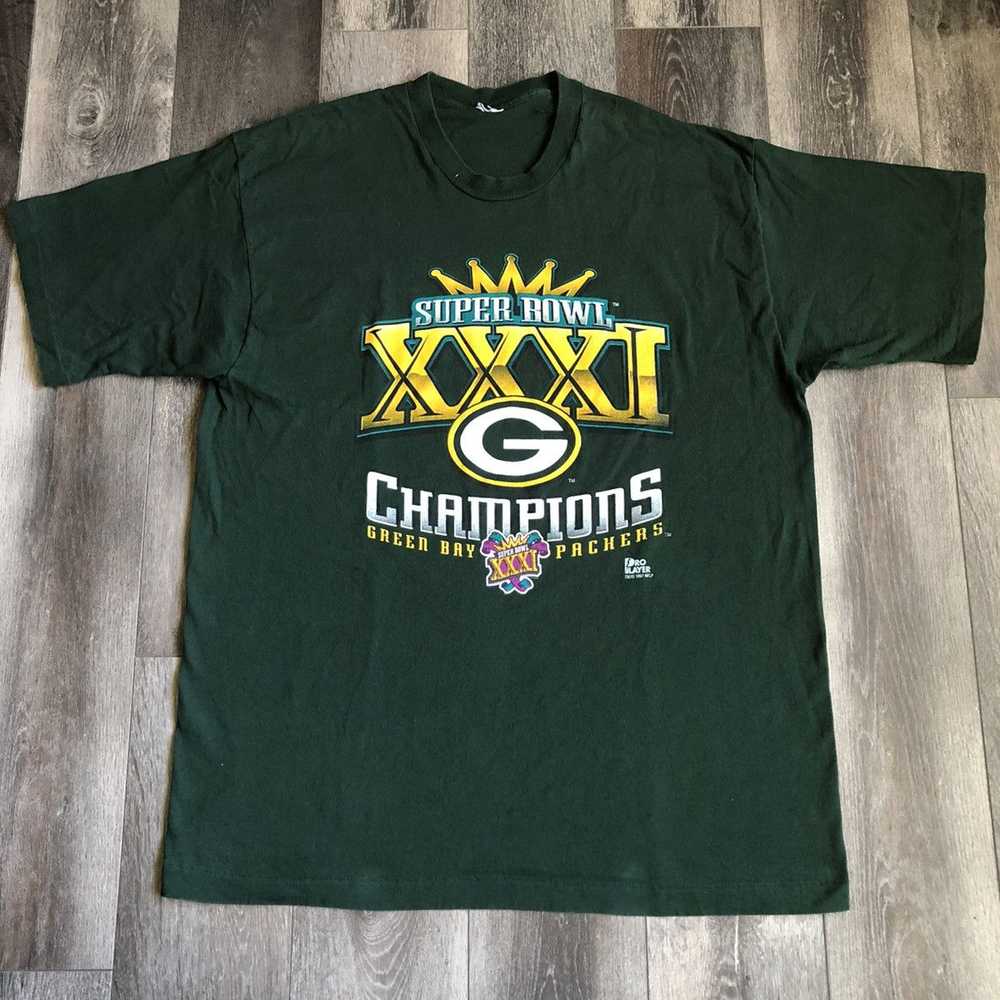 NFL × Pro Player × Vintage Vintage 1990s Green Ba… - image 2