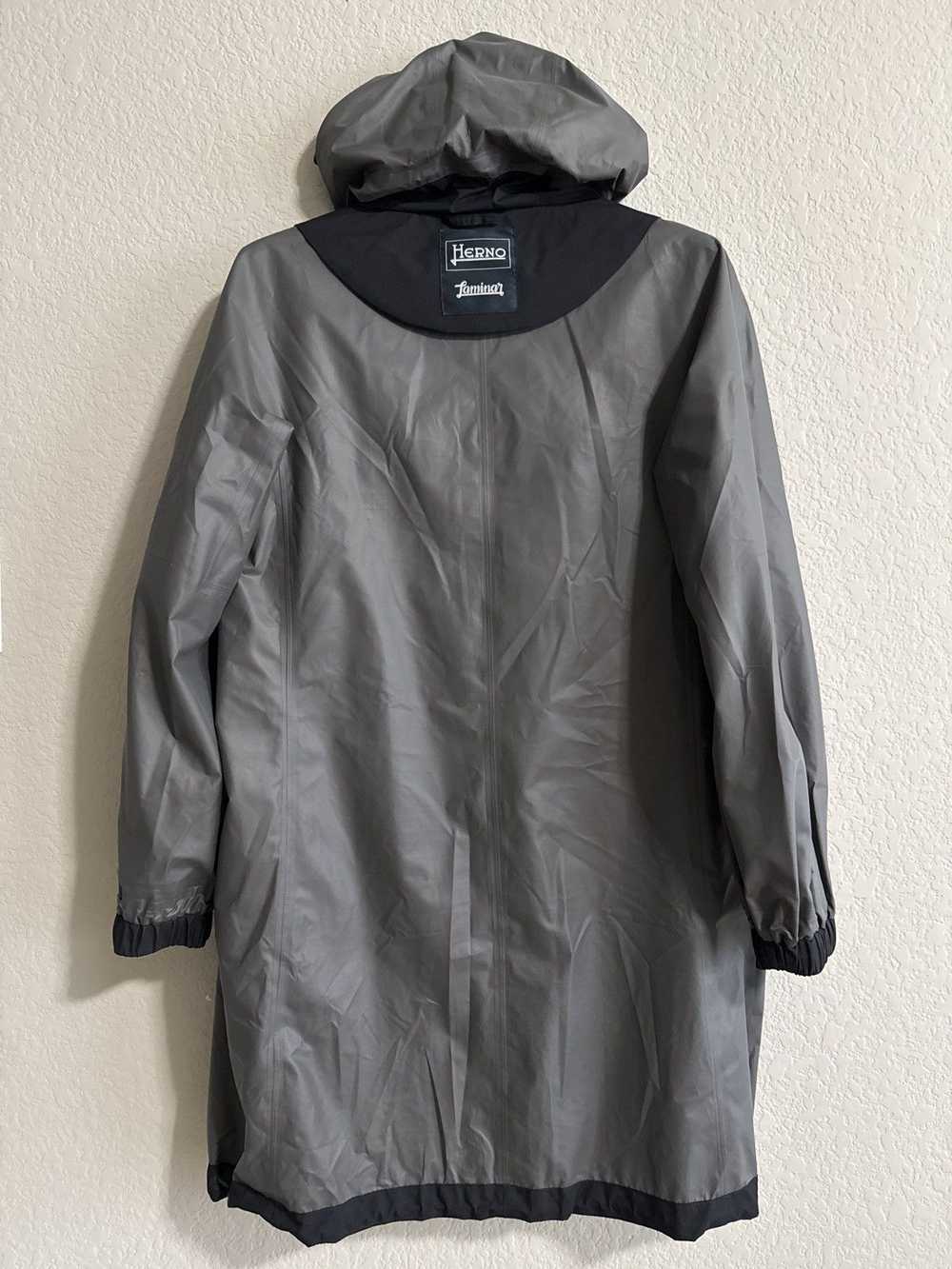 Herno Herno Black Gore-Tex Long Anorak Coat w/ Ho… - image 10