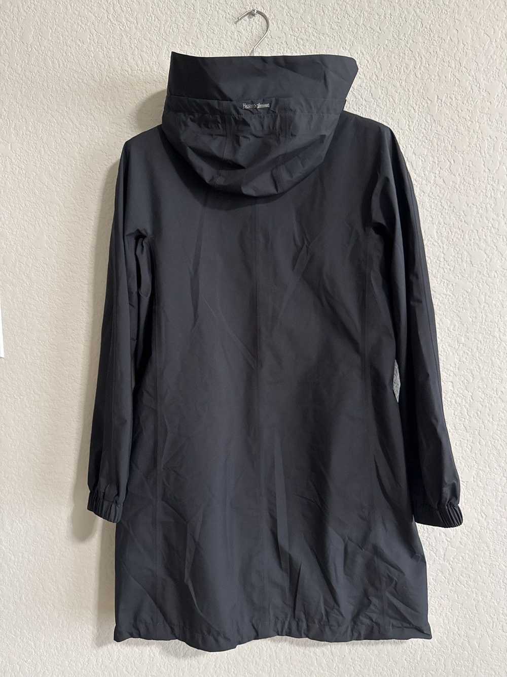 Herno Herno Black Gore-Tex Long Anorak Coat w/ Ho… - image 7