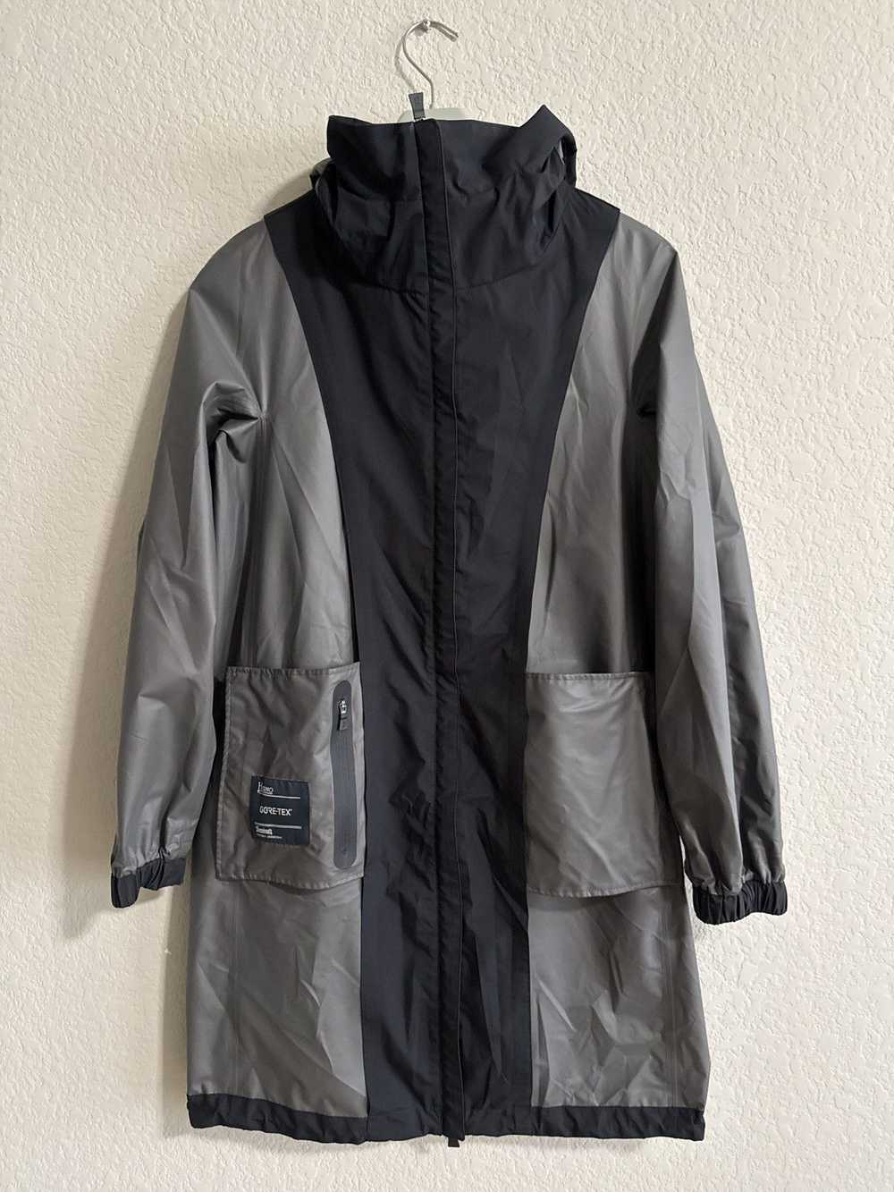 Herno Herno Black Gore-Tex Long Anorak Coat w/ Ho… - image 8