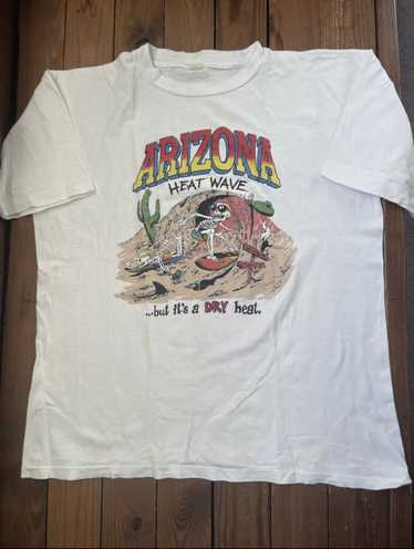 Vintage Vintage 80s Arizona Heat Wave Skeleton Te… - image 1