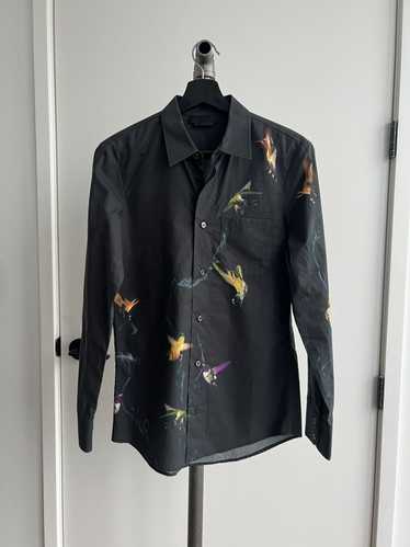 Alexander McQueen 2008 Hummingbird-Print Shirt