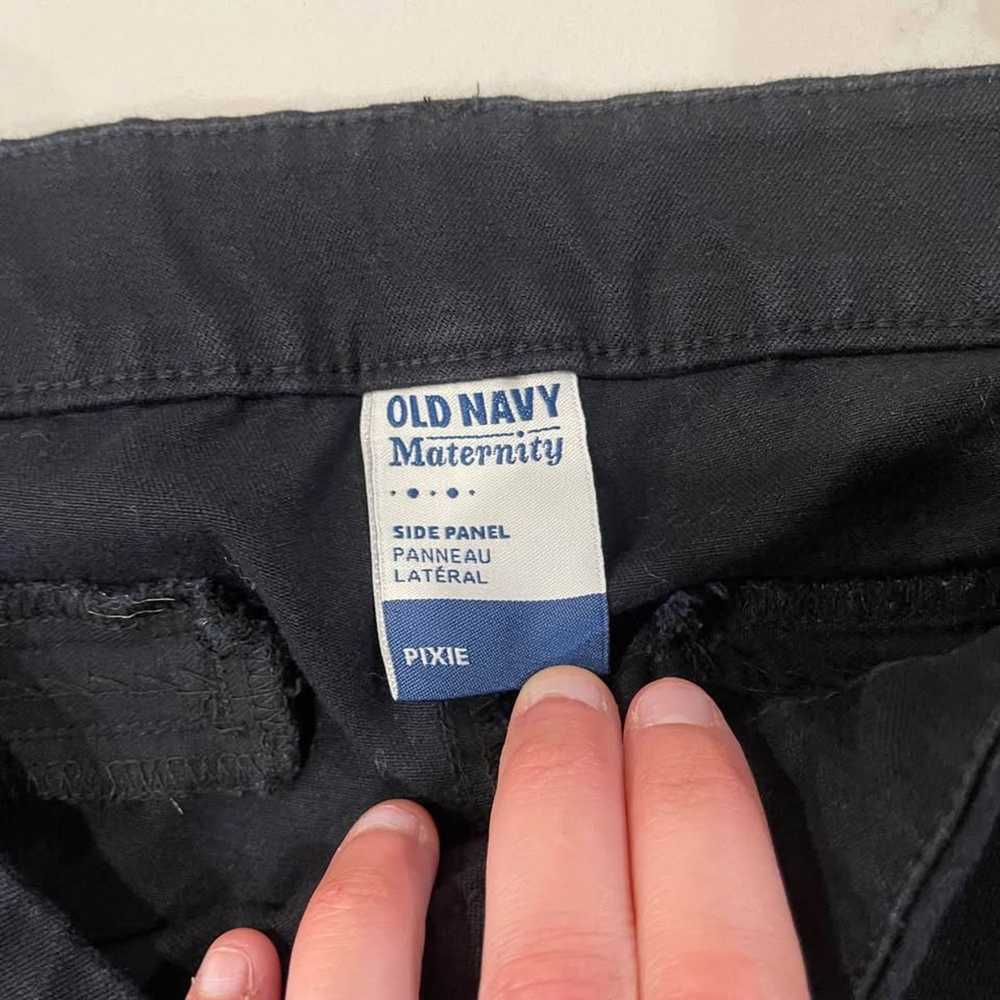 Old Navy Old Navy Maternity Side Panel Pixie Ankl… - image 3