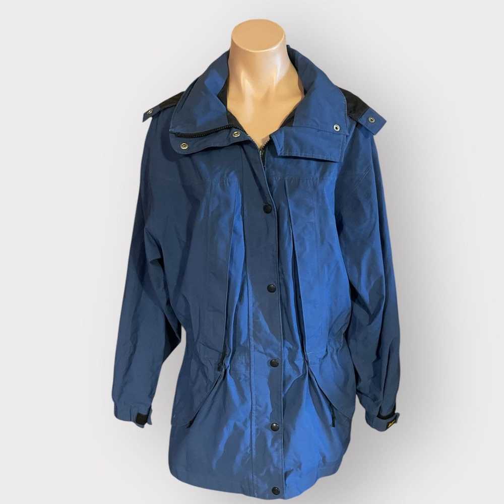 Rei REI Vintage Women’s Blue Gore Tex Zip Up Hood… - image 1