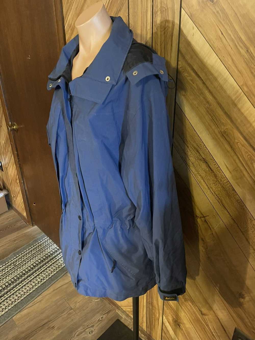 Rei REI Vintage Women’s Blue Gore Tex Zip Up Hood… - image 5