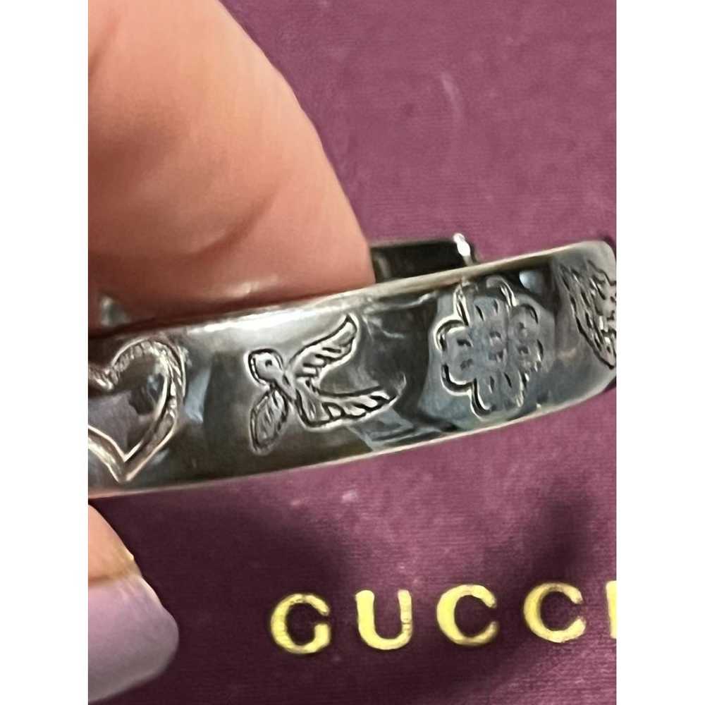 Gucci Gg Running silver bracelet - image 2