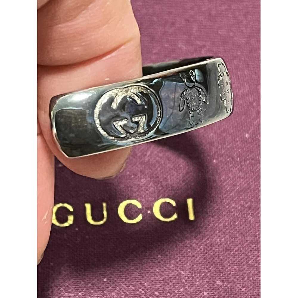 Gucci Gg Running silver bracelet - image 4