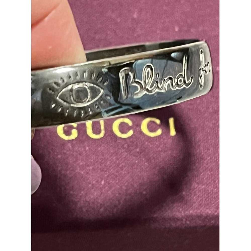 Gucci Gg Running silver bracelet - image 5