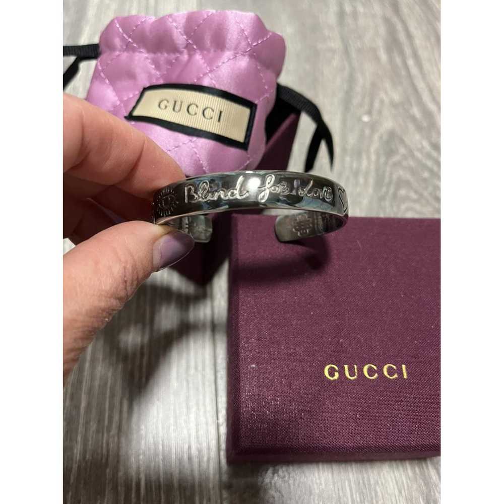 Gucci Gg Running silver bracelet - image 9