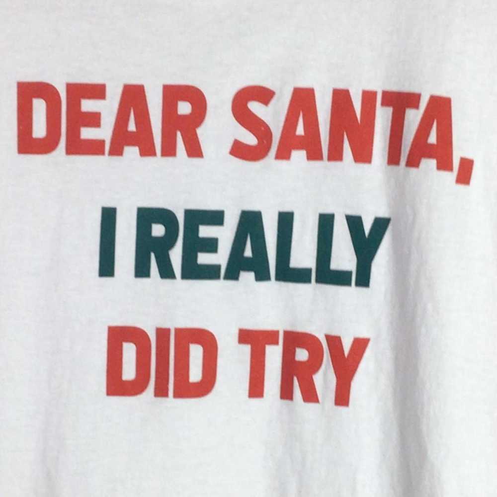 Delta Funny Dear Santa Christmas Letter Naughty T… - image 2