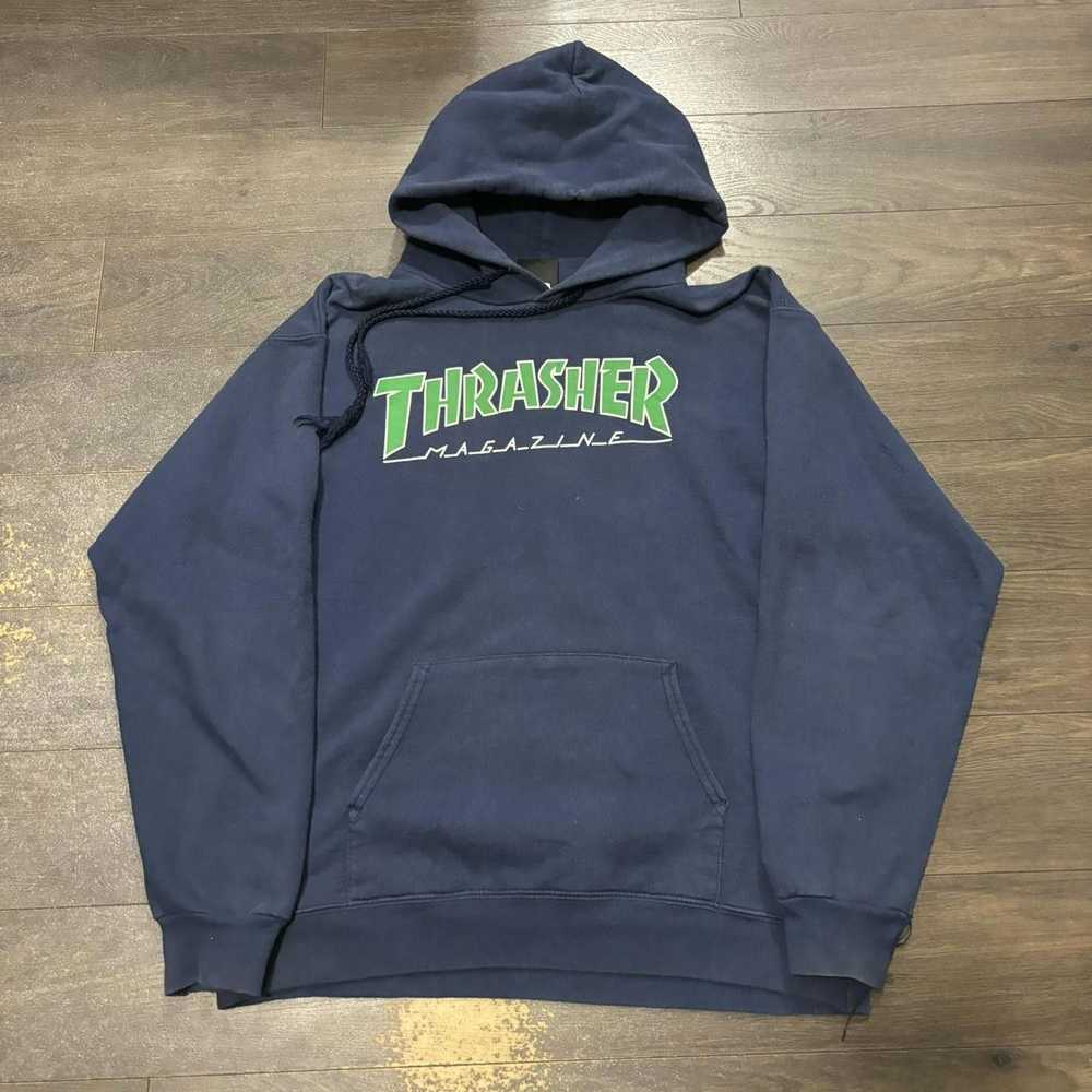 Thrasher thrasher magazine hoodie small 00s - image 2