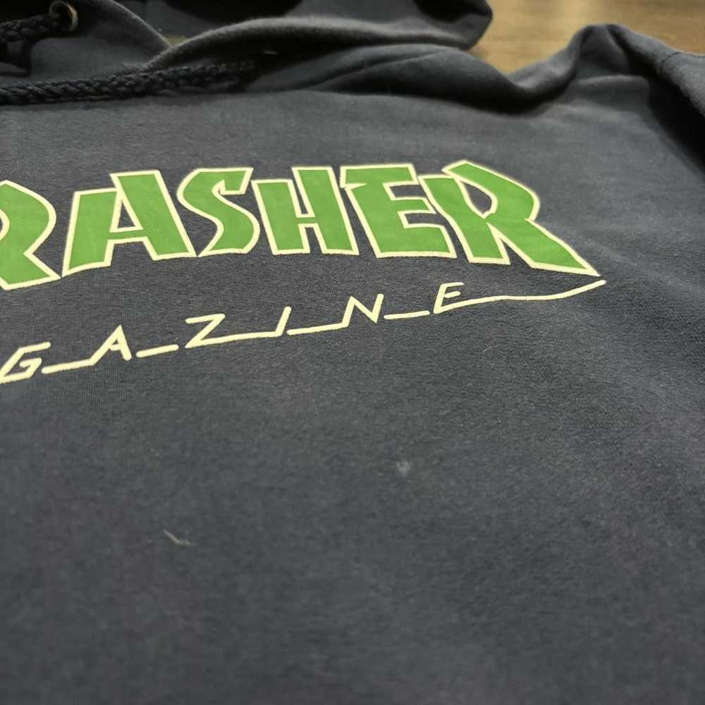 Thrasher thrasher magazine hoodie small 00s - image 4