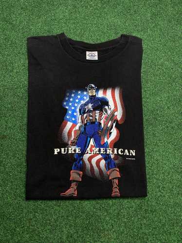 Marvel Comics × Vintage Vintage Captain America Ma