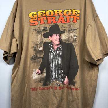 Gildan 2010 George Strait Concert Tee Alamodome B… - image 1