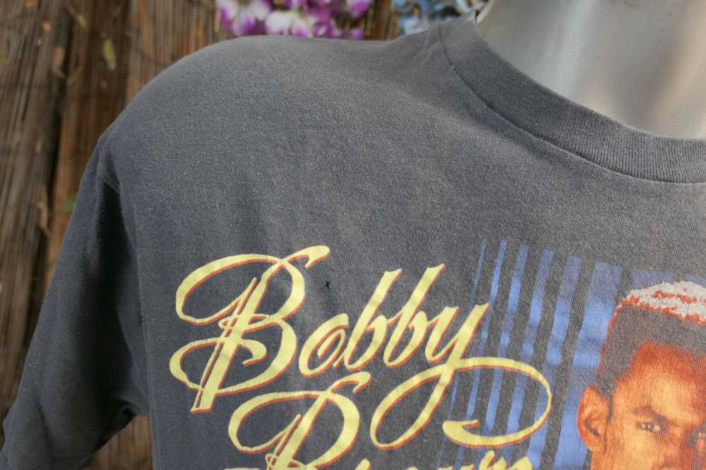 Vintage 80's Vintage 1988 BOBBY BROWN T Shirt Lar… - image 7