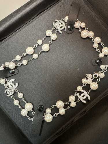 Chanel CHANEL 42 inch Pearl Necklace - Whiteopens - image 1