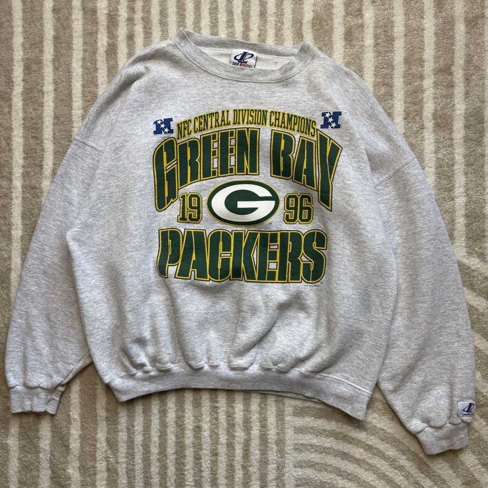 Logo 7 × NFL × Vintage 96’ Green Bay Packers Swea… - image 1