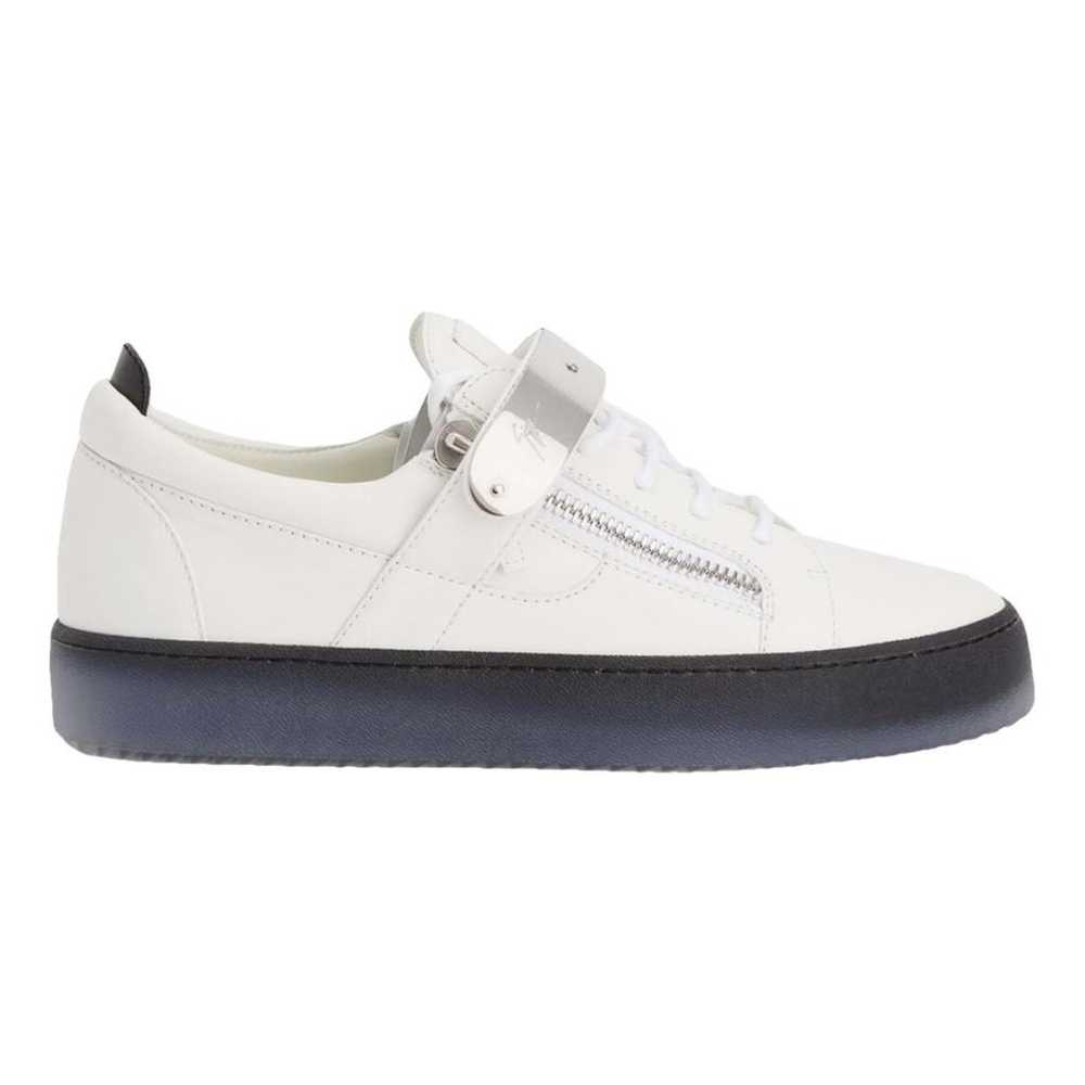 Giuseppe Zanotti Urchin leather low trainers - image 1