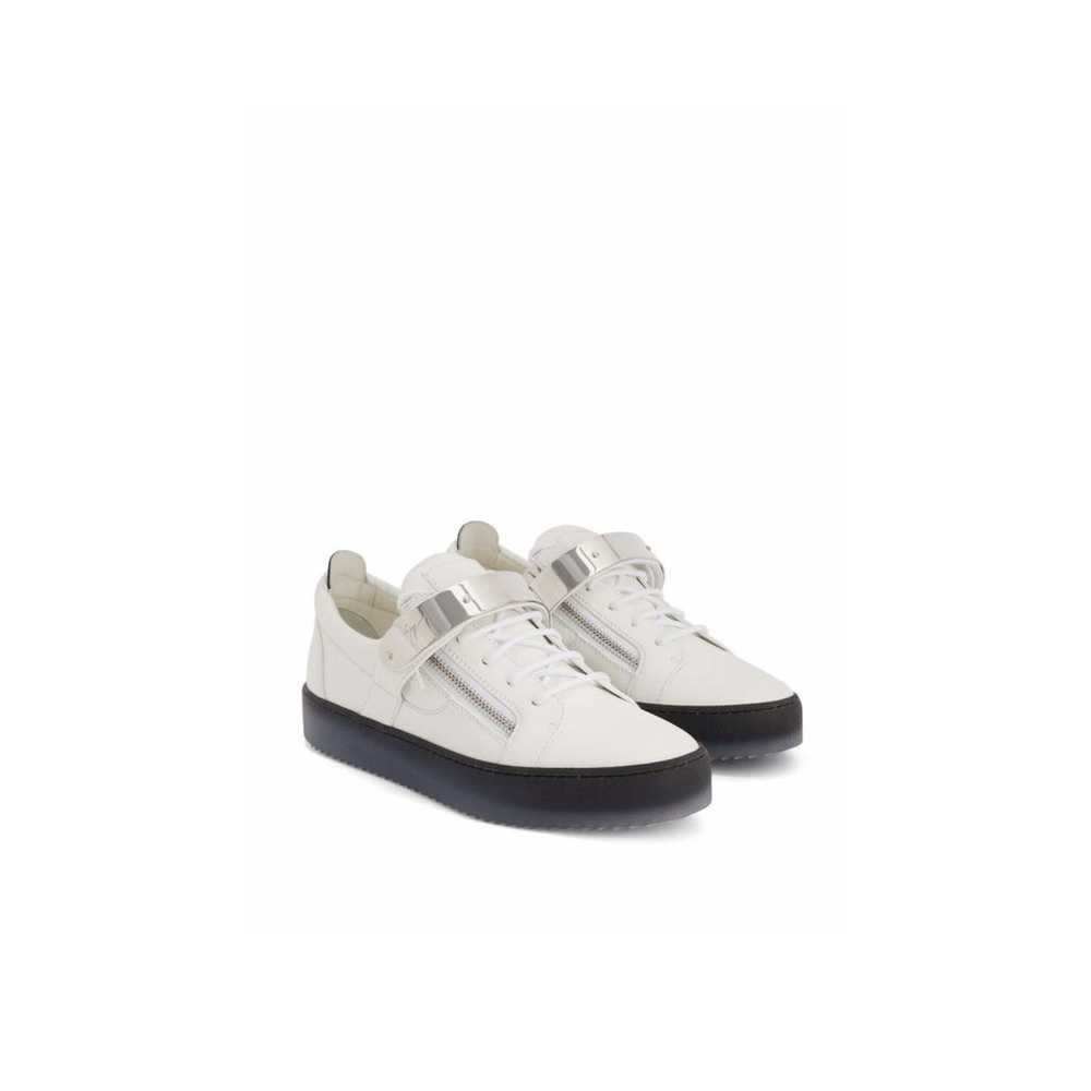 Giuseppe Zanotti Urchin leather low trainers - image 2