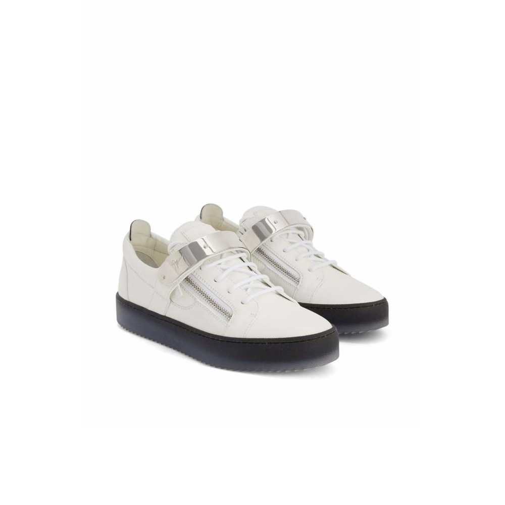 Giuseppe Zanotti Urchin leather low trainers - image 4