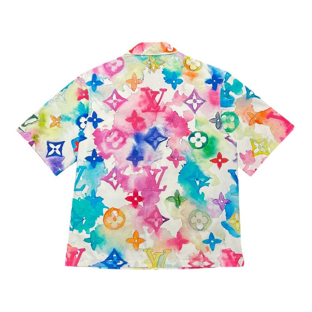 Louis Vuitton Watercolor Button Up Shirt Multicol… - image 2