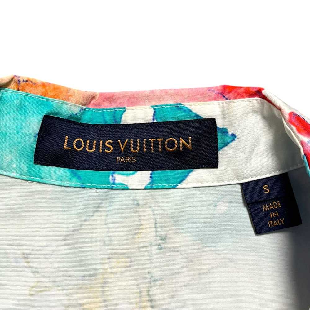 Louis Vuitton Watercolor Button Up Shirt Multicol… - image 4