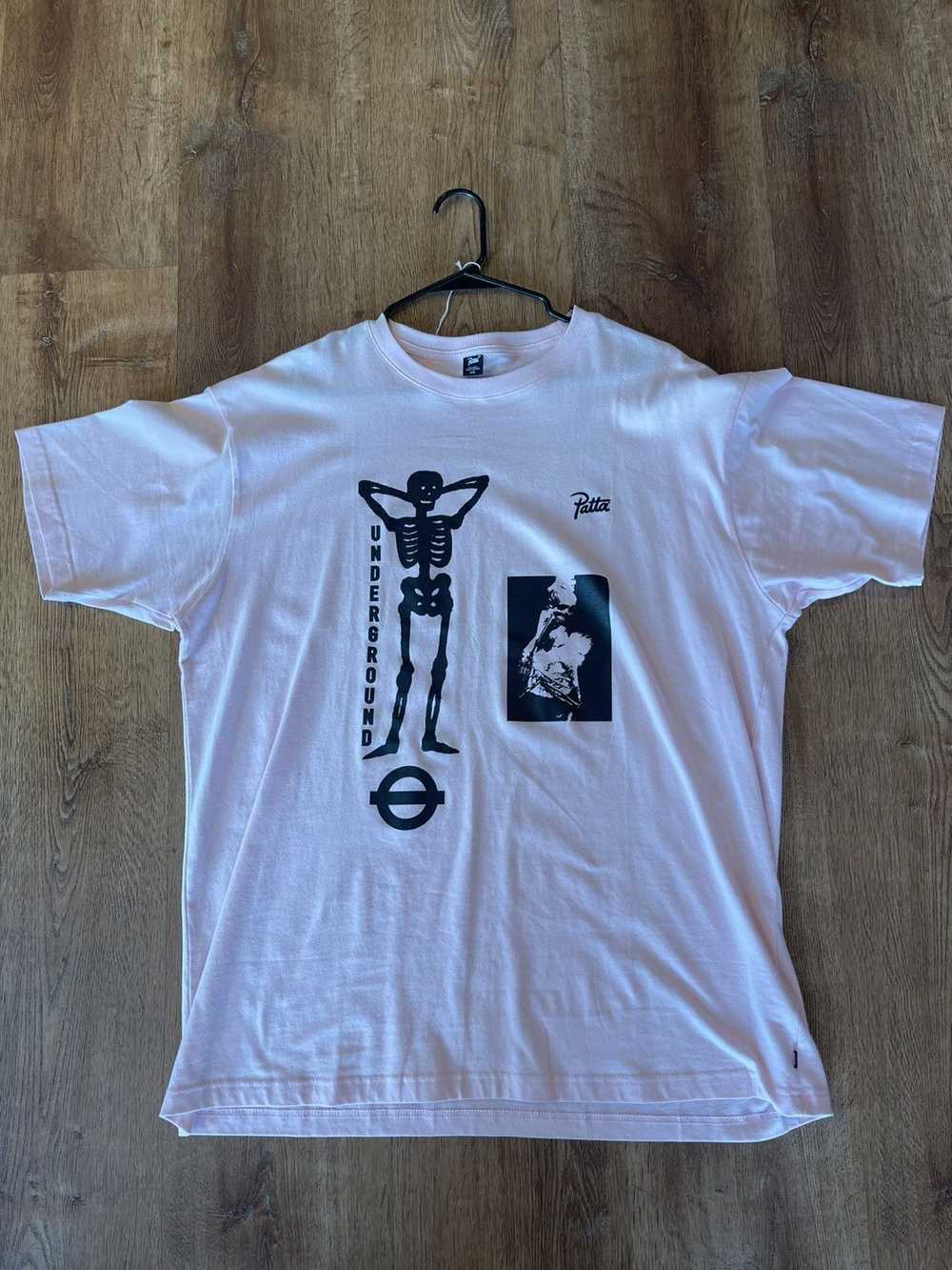 Patta Patta pink Skeleton tee - image 1