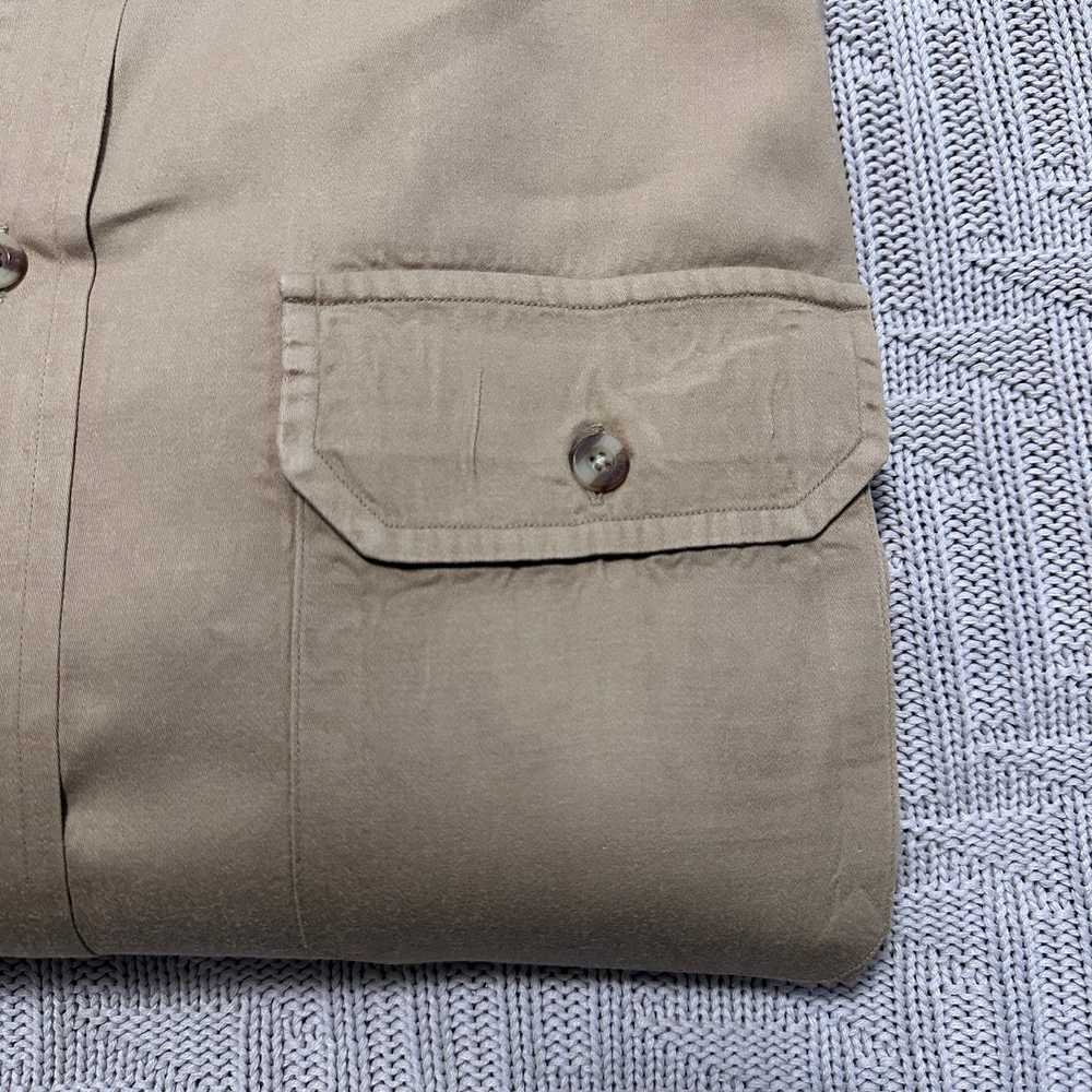 Burberry Vintage Burberry classic tan button down… - image 4