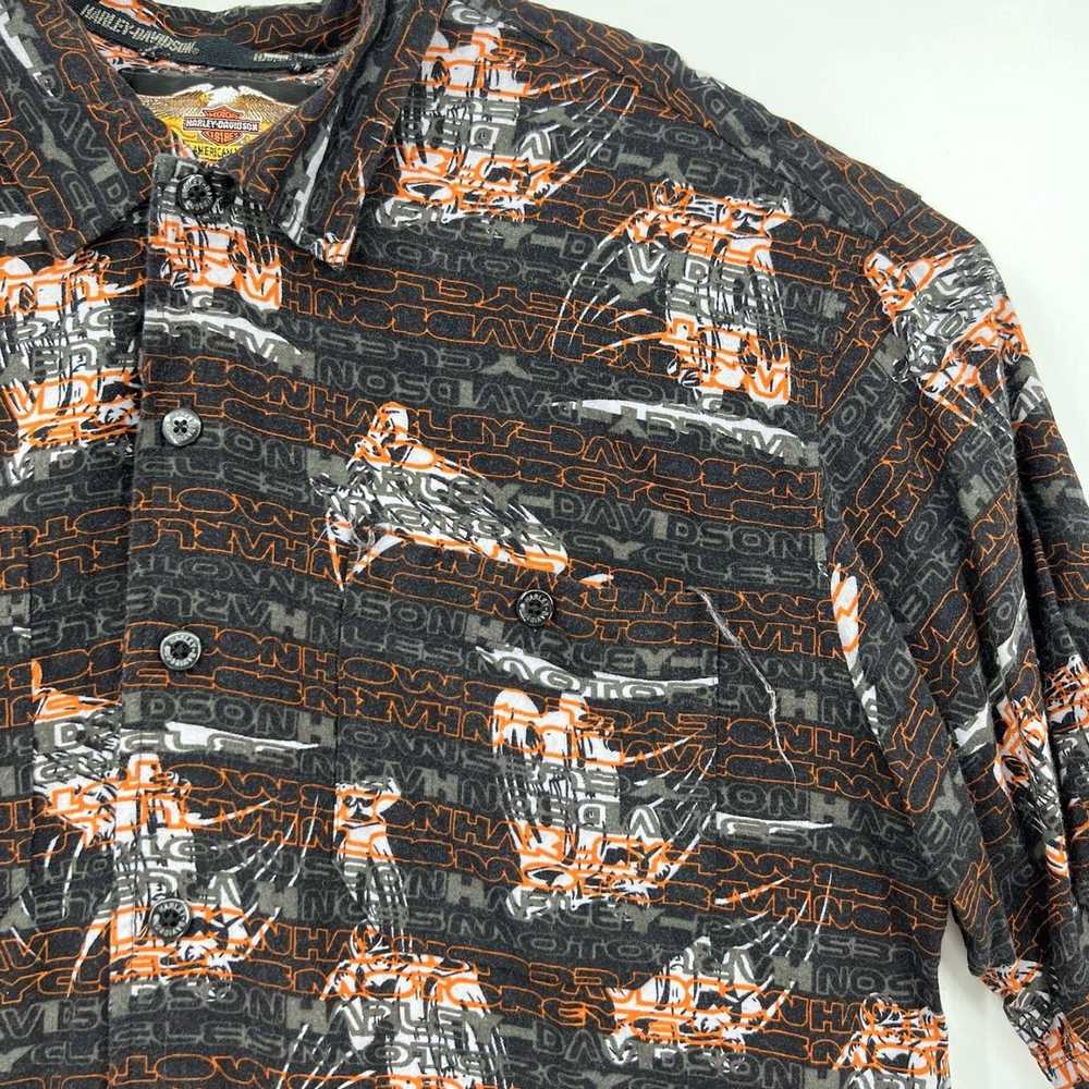 Harley Davidson Authentic Classic Mens Hawaiian S… - image 2